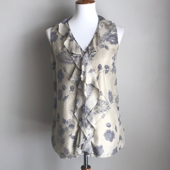 CAbi Tops - CAbi. |  100% Silk ‘Tranquil Sleeveless Blouse!’